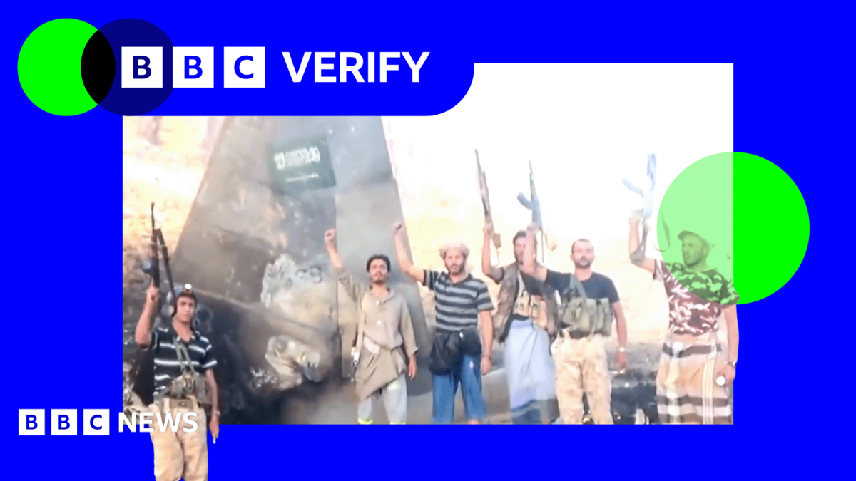 تحطم مقاتلة سعودية: فيديو موثق يكشف عن حطام الطائرة في اليمن
