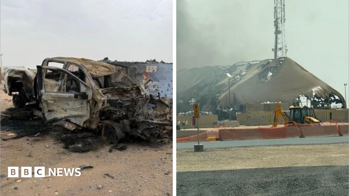 صور تكشف الأضرار الواسعة في المواقع الأمريكية جراء الهجمات الإيرانية